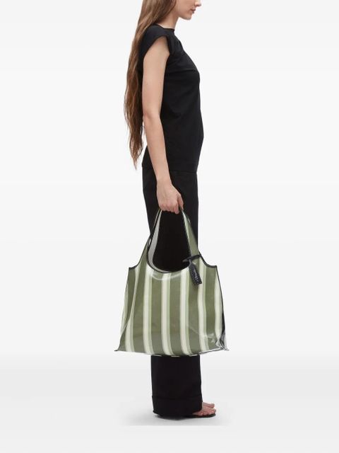 3.1 Phillip Lim medium Market stripe tote bag - Green - zdjęcie produktu nr 2