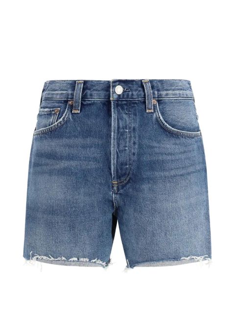 AGOLDE frayed denim shorts - Blue - zdjęcie produktu nr 1