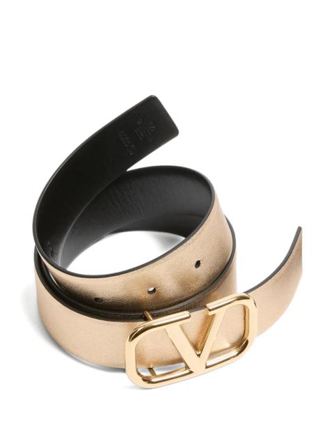 Valentino Garavani VLogo Signature reversible belt - Gold