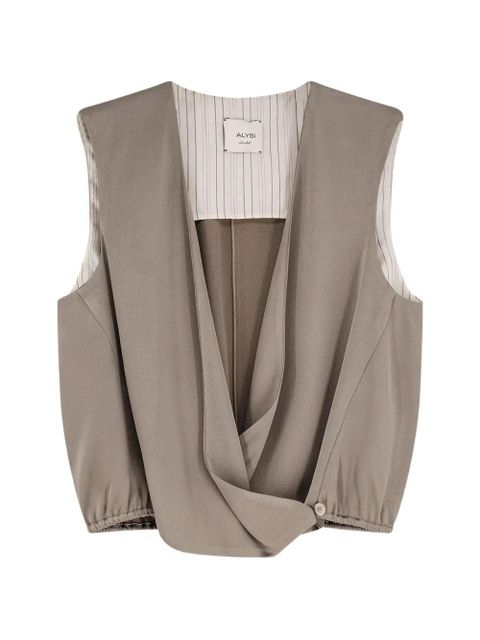 Alysi V-neck vest - Neutrals - zdjęcie produktu nr 1