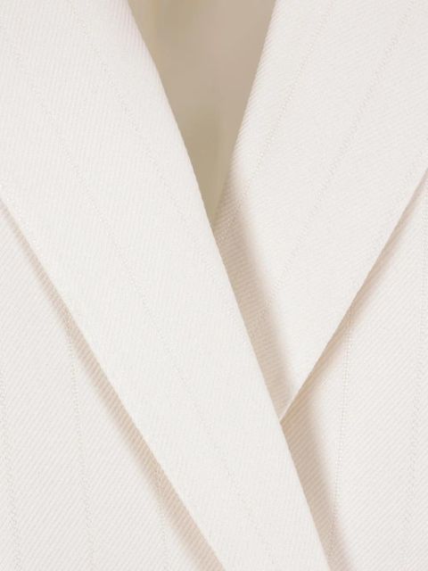 TOM FORD double-breasted pinstripe blazer - White