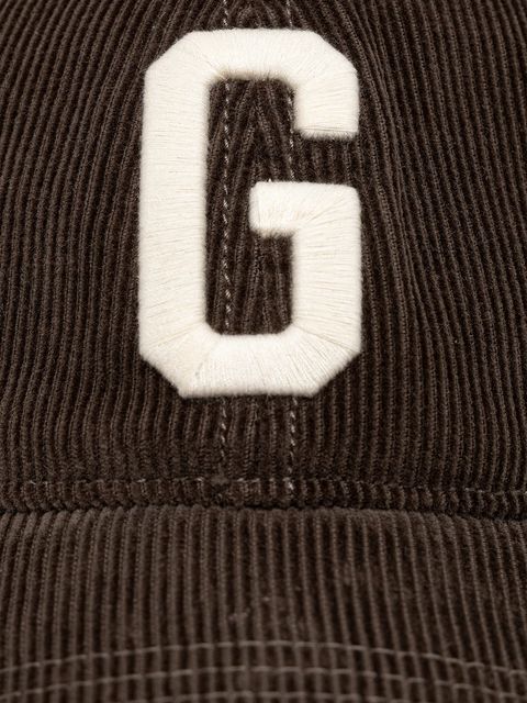 Gant czapka z daszkiem sztruksowa kolor zielony 9900280