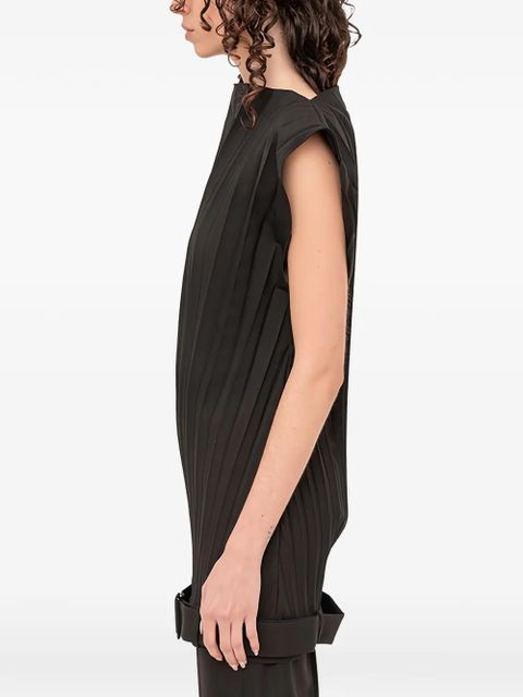 MM6 Maison Margiela pleated mini dress - Black - zdjęcie produktu nr 2