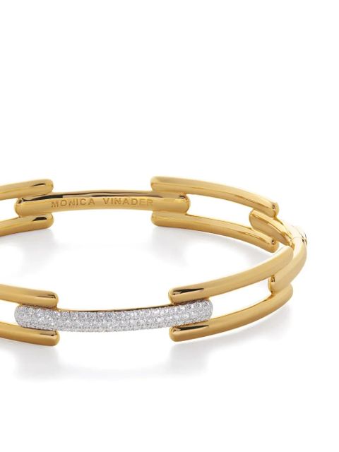 Monica Vinader diamond pavé bracelet - Gold - zdjęcie produktu nr 2