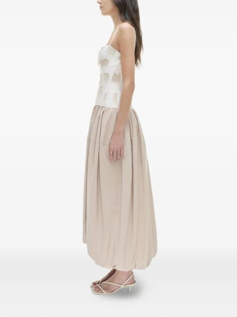 Simkhai Pfeiffer polka-dot midi dress - Neutrals