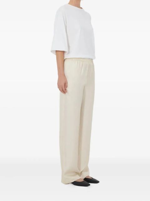 LouLou de Saison Alera Lds elasticated-waistband trousers - Neutrals