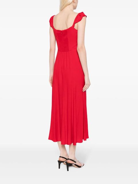 Reformation Bryson midi dress - Red