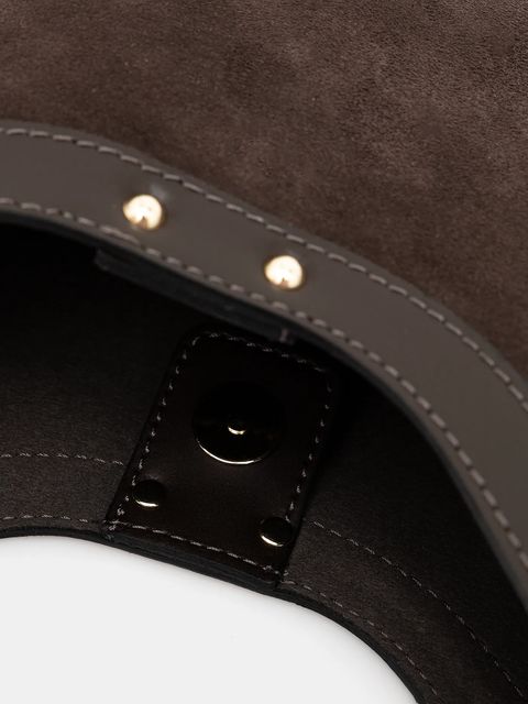 Answear.LAB torebka zamszowa kolor brązowy