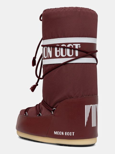 Moon Boot śniegowce MB ICON NYLON kolor czerwony 80D1400440 D013