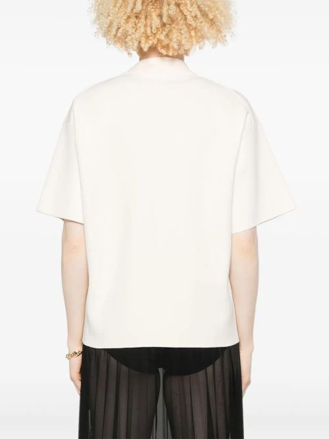 Max Mara mock-neck T-shirt - Neutrals