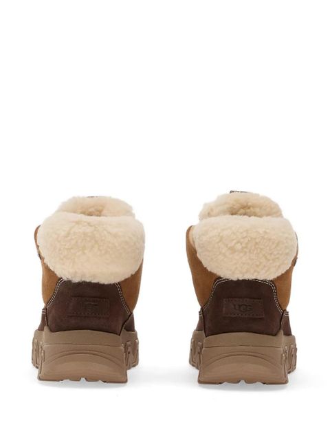 UGG shearling-trim suede boots - Brown