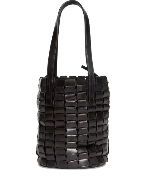 DRAGON DIFFUSION link leather bucket bag - Black - zdjęcie produktu nr 1