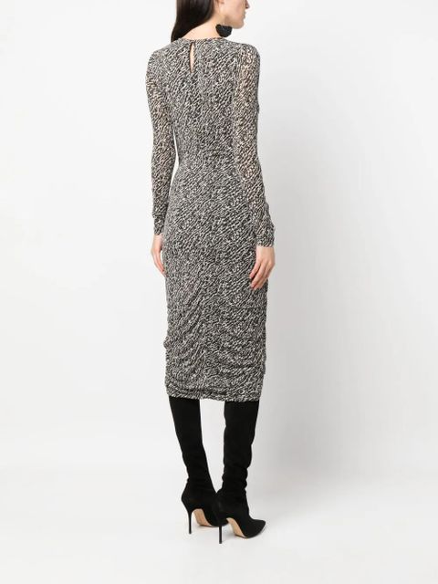 ISABEL MARANT Logane cut-out midi dress - Black