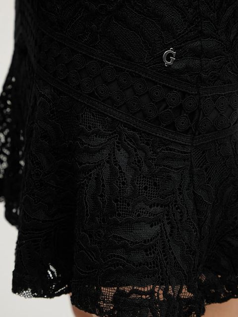 Guess sukienka NEW LIZA kolor czarny mini prosta W5YK0C KCS90