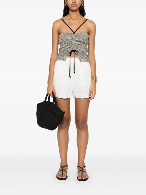 Nanushka Soraia top - Black