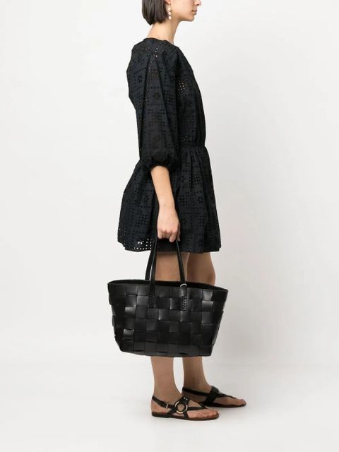 DRAGON DIFFUSION woven leather tote bag - Black - zdjęcie produktu nr 2