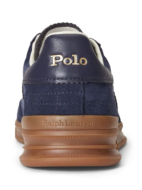 Polo Ralph Lauren sneakersy skórzane Hrt Aera Pp kolor granatowy 809973707002