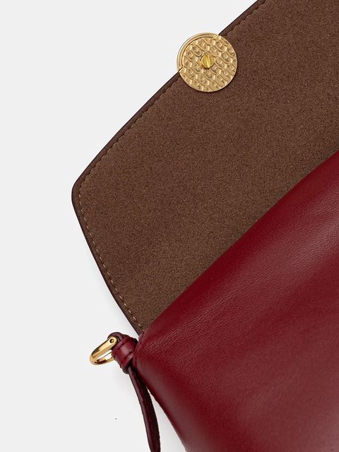 Furla torebka skórzana Sfera Soft mini kolor czerwony WE00881 BX2269 CGQ00