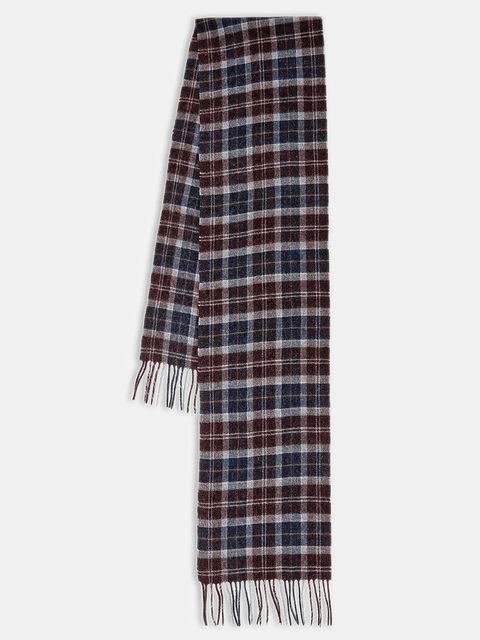 Barbour szalik wełniany kolor multicolor gładki USC0001 - zdjęcie produktu nr 1