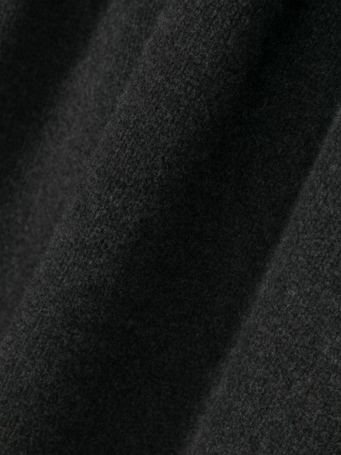 TOTEME mélange wool-blend scarf - Grey