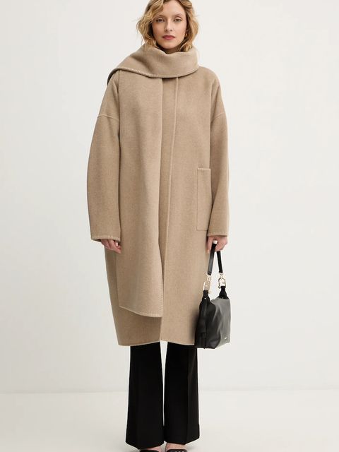 Weekend Max Mara sweter z jedwabiem SICILIA damski kolor beżowy lekki 2525366082600 - zdjęcie produktu nr 2