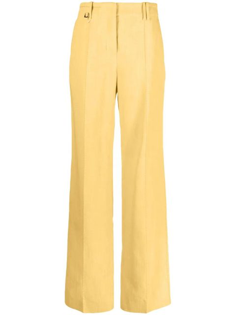 Jacquemus Le Pantalon Cordao flared trousers - Yellow - zdjęcie produktu nr 1