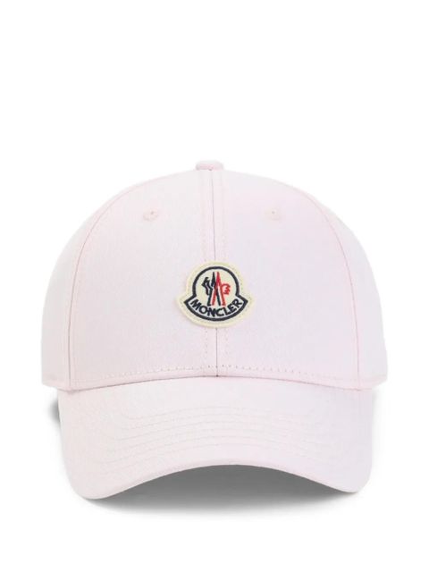 Moncler logo patch cap - Pink - zdjęcie produktu nr 1