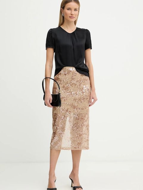 Fracomina bluzka z domieszką jedwabiu - zdjęcie produktu nr 2