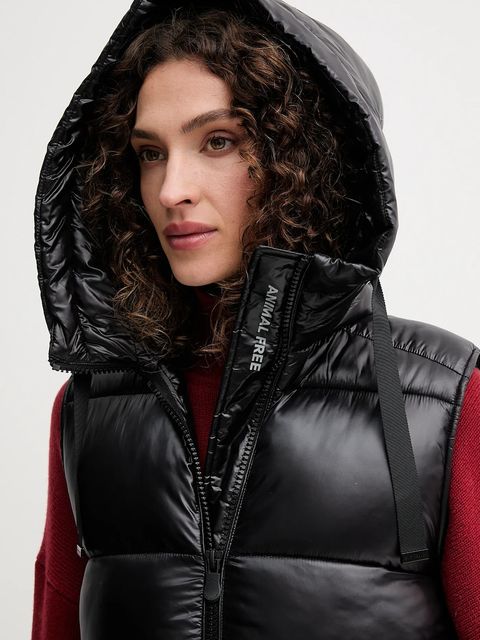 Save The Duck bezrękawnik IRIA kolor czarny przejściowy D80302W.LOVE21