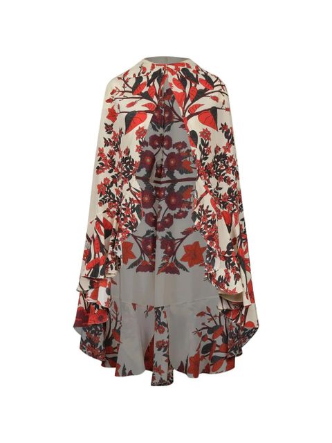 Johanna Ortiz Dream Orchard floral-pattern cape - Neutrals - zdjęcie produktu nr 1
