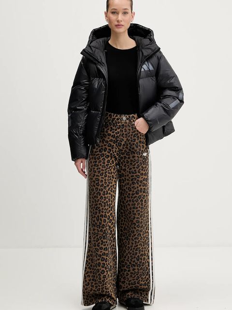 adidas Originals jeansy damskie kolor brązowy KA2680 - zdjęcie produktu nr 2