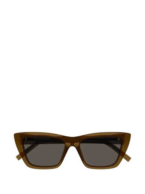 Saint Laurent Mica cat-eye sunglasses - Brown - zdjęcie produktu nr 1