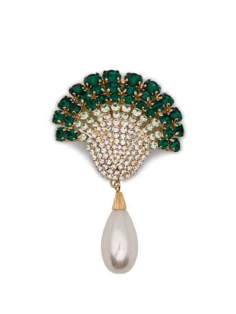 Rowen Rose pearl drop earrings - Gold - zdjęcie produktu nr 1