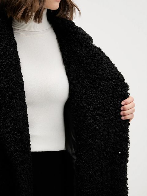 HUGO płaszcz kolor czarny 50547610