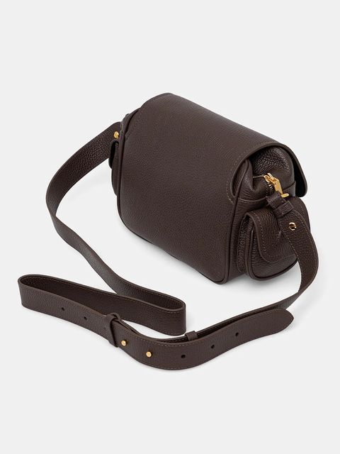 Coccinelle torebka skórzana COCCINELLECAMPUS kolor brązowy RFF 15 02 01