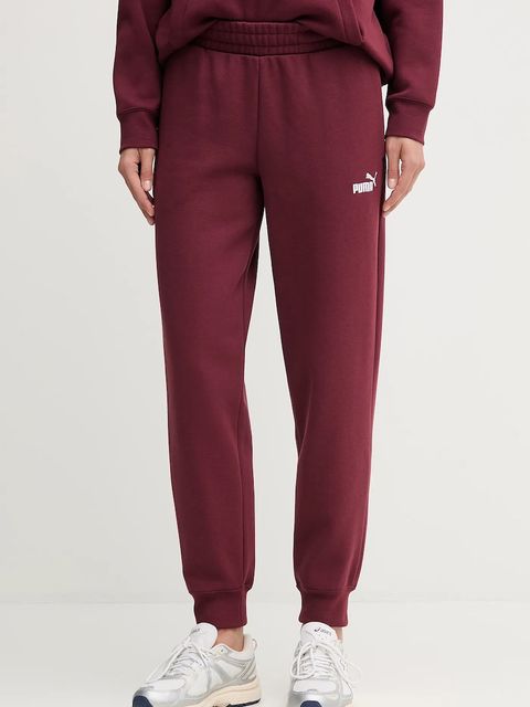 Puma dres damski kolor bordowy 688160