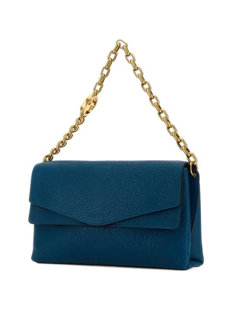 Gucci large leather shoulder bag - Blue - zdjęcie produktu nr 2