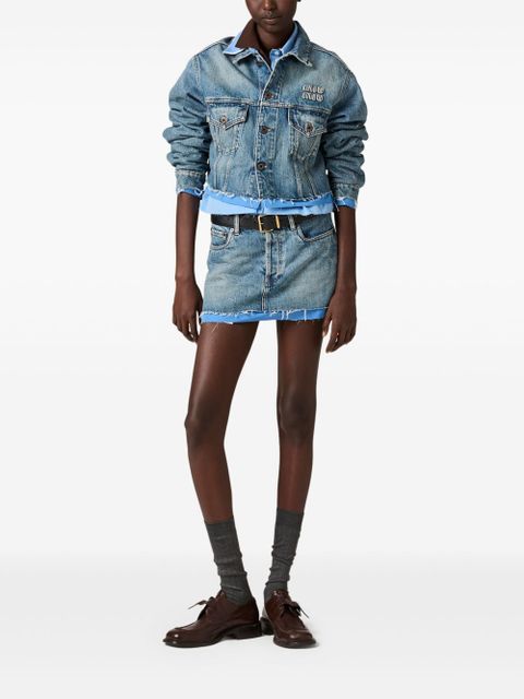 Miu Miu denim jacket - Blue - zdjęcie produktu nr 2