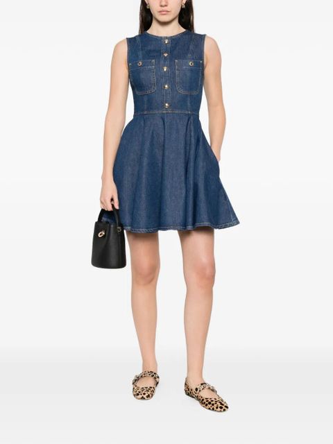 Maje buttoned pocket mini dress - Blue - zdjęcie produktu nr 2