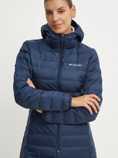 Columbia kurtka sportowa puchowa Lake 22 kolor granatowy 2088322