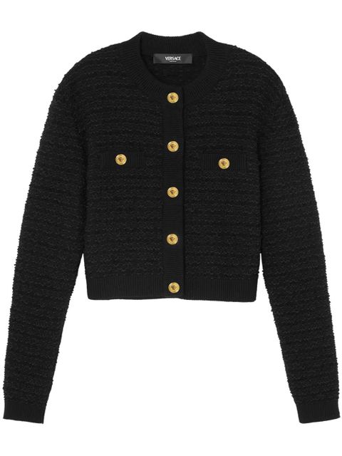Versace tweed bouclé jacket - Black - zdjęcie produktu nr 1