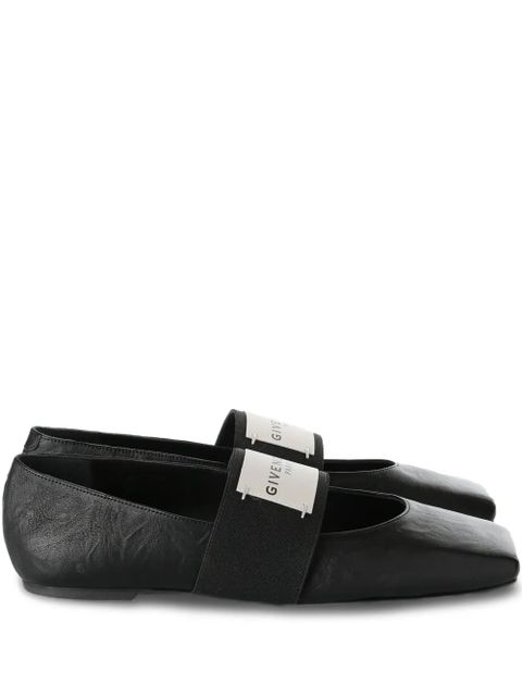 Givenchy Sliced Square elastic-strap ballet flats - Black - zdjęcie produktu nr 1