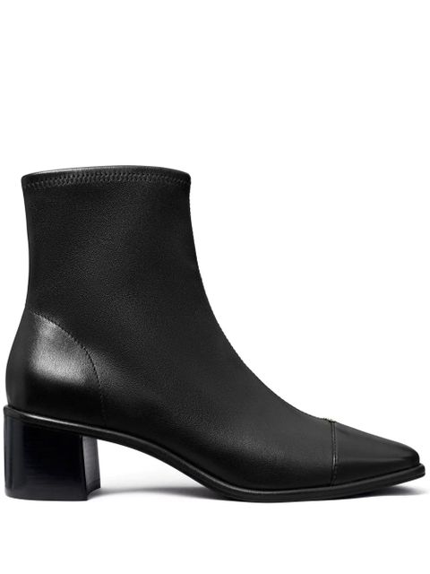 Tory Burch 50mm cap-toe ankle boots - Black - zdjęcie produktu nr 1