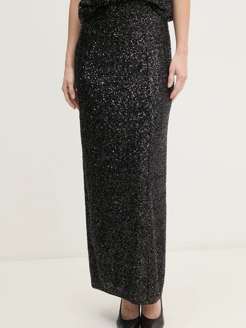 DIANE VON FURSTENBERG spódnica kolor czarny maxi ołówkowa DVFKL4S001 - zdjęcie produktu nr 1