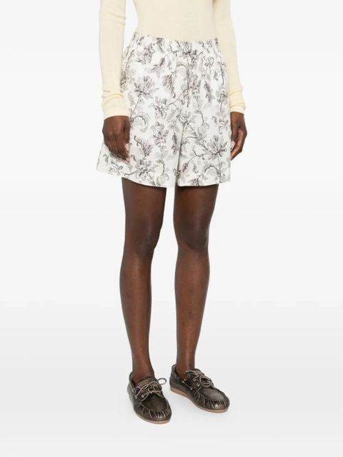 Golden Goose floral-print shorts - Neutrals