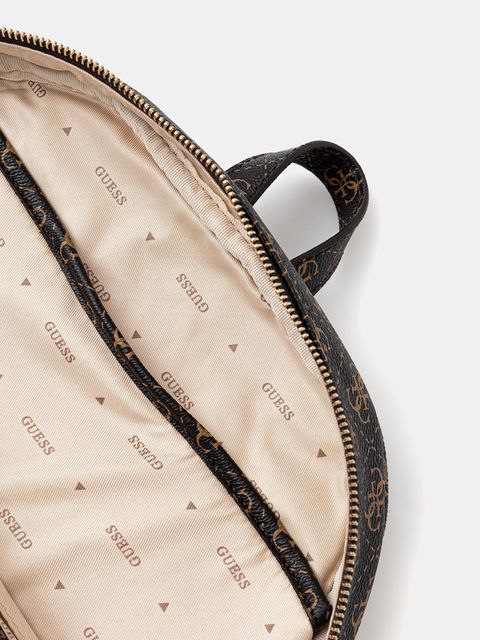 Guess plecak POWER PLAY damski kolor brązowy duży wzorzysty HWQG71 24350