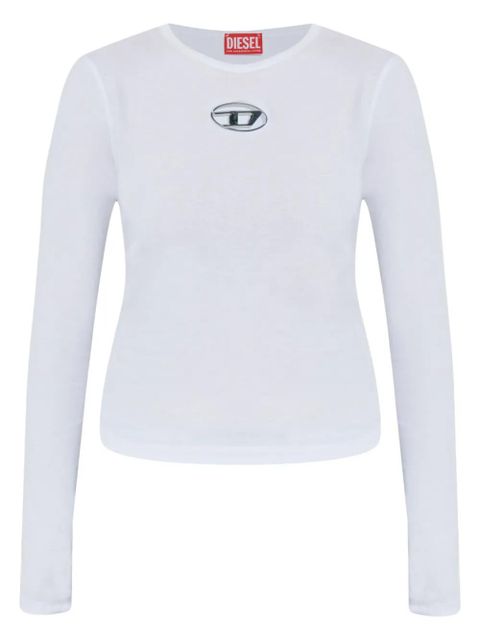Diesel T-Uncutie long-sleeve logo T-shirt - White - zdjęcie produktu nr 1