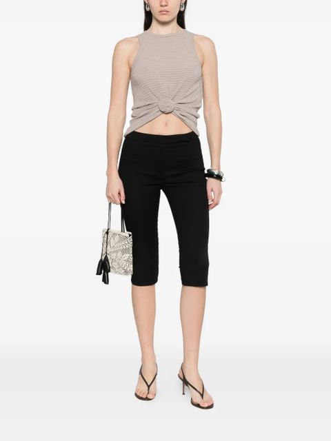 Magda Butrym knot-detail top - Brown - zdjęcie produktu nr 2