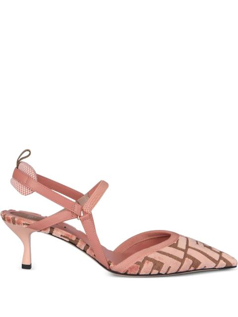 FENDI 55mm Colibrì Lit slingback pumps - Pink - zdjęcie produktu nr 1