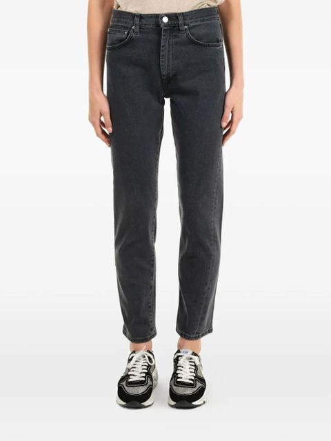TOTEME twisted seam slim-fit jeans - Grey